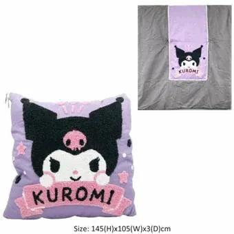 Kuromi 兩用墊毯